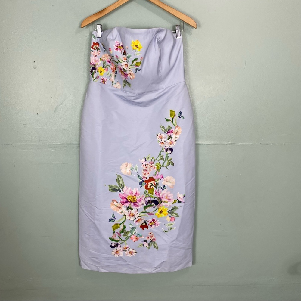 Sachin + Babi Light Blue Floral Midi Dress - Picture 2 of 6